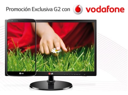 LG regala una TV IPS 27" al comprar un G2 con Vodafone